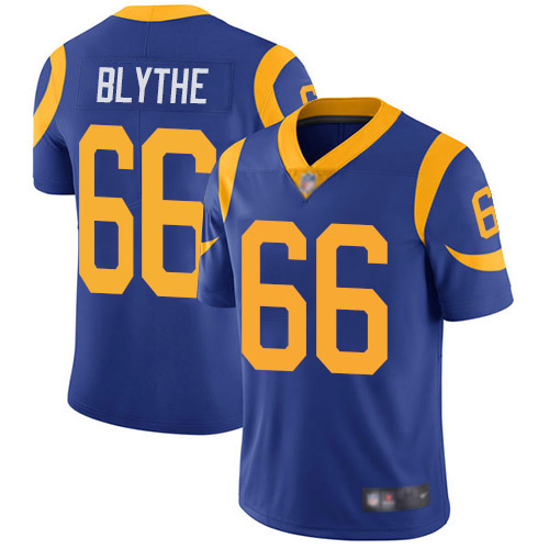 Los Angeles Rams Limited Royal Blue Men Austin Blythe Alternate Jersey NFL Football 66 Vapor Untouchable